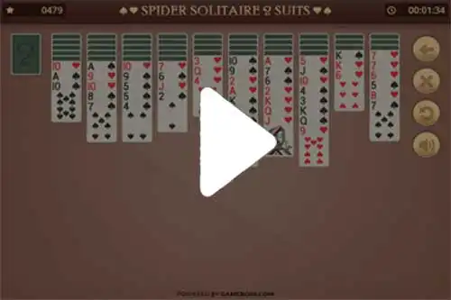 Jugar Solitario Spider 2 Suits
